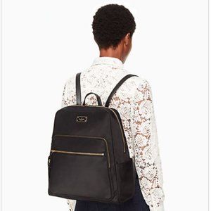 KATE SPADE Large Hilo Black Ave Laptop Backpack